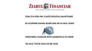 Ce am face tu sau eu în locul domnului Ciolacu, când ai un deficit bugetar cu 10 miliarde de euro peste cele 14 deja prognozate ?