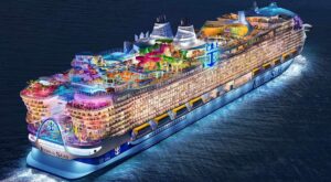 VIDEO. Vasul de croazieră care este de cinci ori mai mare cât Titanicul. Cum arată Icon of The Seas