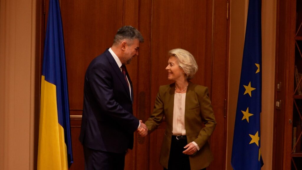 Ce a discutat Marcel Ciolacu cu Ursula von der Leyen