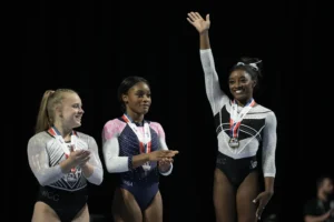 Simone Biles revine pe podium, după doi ani de pauză. Gimnasta a obținut locul 1 la US Classic