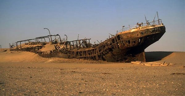 Corabie dispărută acum 500 de ani, descoperită în deșert. E ULUITOR ce se afla în interior