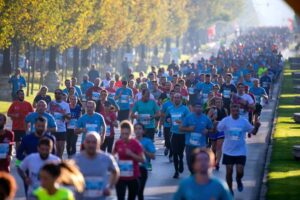 Am fost peste 16.000 de oameni care au ieșit în stradă și au alergat