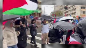 Imnul Hamas ”From the river to the sea, Palestina will be free”, scandat în premieră în Piața Universității