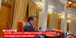 Ludovic Orban a adormit în plenul Camerei Deputaților