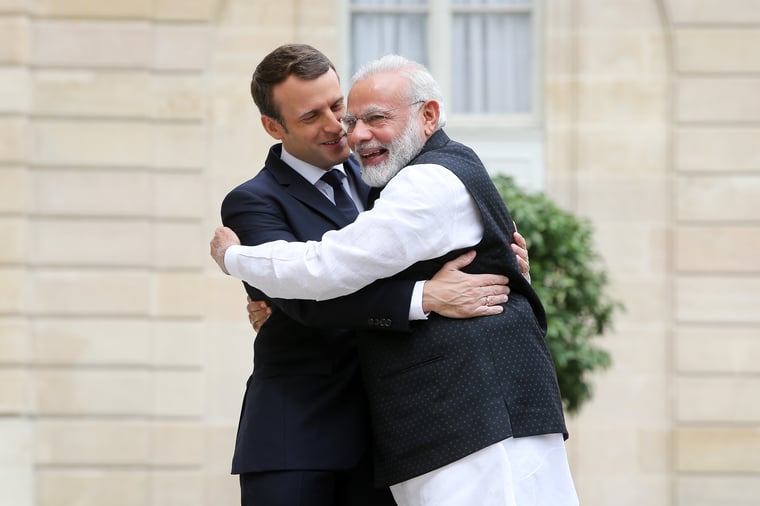 Narendra Modi, un aliat curtat, dar și inoportun pentru Emmanuel Macron