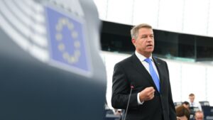 Klaus Iohannis, discurs în Parlamentul European, la invitația Robertei Metsola