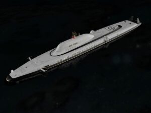 Cum arată primului yacht-submarin din lume