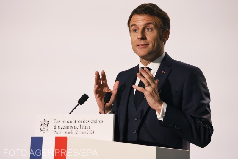 Ucraina în centrul campaniei, o strategie riscantă pentru Emmanuel Macron