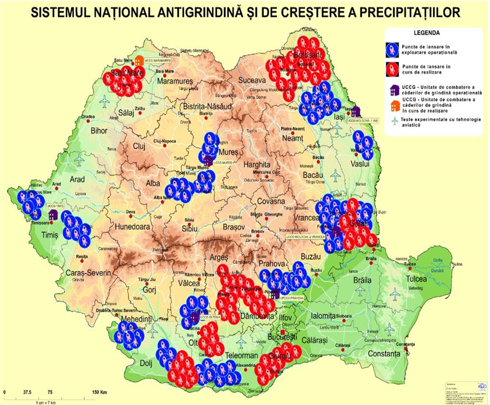 Guvernul alocă 68 de milioane de lei pentru sistemul antigrindină