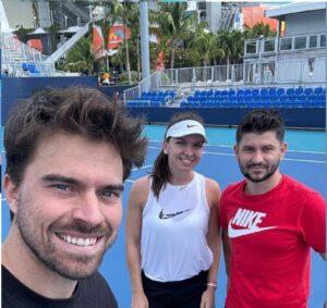 Halep îți arată primele sale antrenamente la Miami