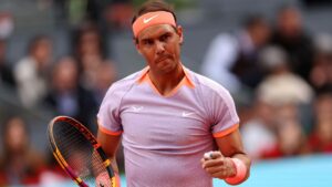 Rafael Nadal se califică turul patru la Madrid Open
