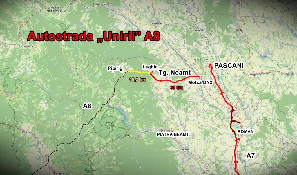 Autostrada Unirii face progrese