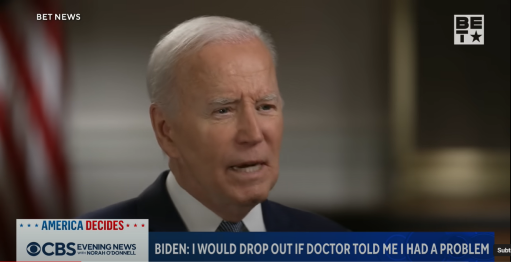 Joe Biden anunță că și-ar REEVALUA candidatura la președinția SUA, dacă ar avea „o problemă MEDICALĂ”