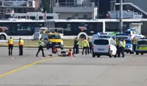 Aeroportul din Frankfurt oprește temporar zborurile