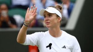 Svitolina a purtat panglică neagră la Wimbledon