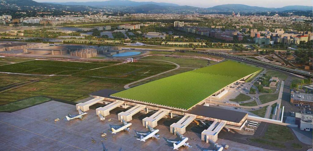Noul aeroport din Toscana va avea o vie pe acoperiș