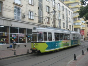 Tramvaiul-cafenea din Iași este un concept inovator