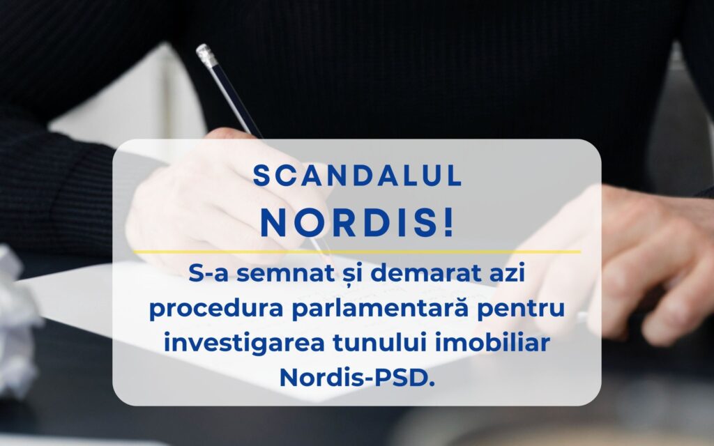 Deputatul Lazăr Ion Marian, a semnat pentru înfiinţarea unei comisii parlamentare de investigare a tunului imobiliar Nordis!