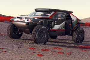 Dacia a adus la București modelul de raliu Sandrider