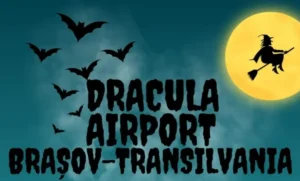 Aeroportul Brașov își schimbă numele în Dracula Airport