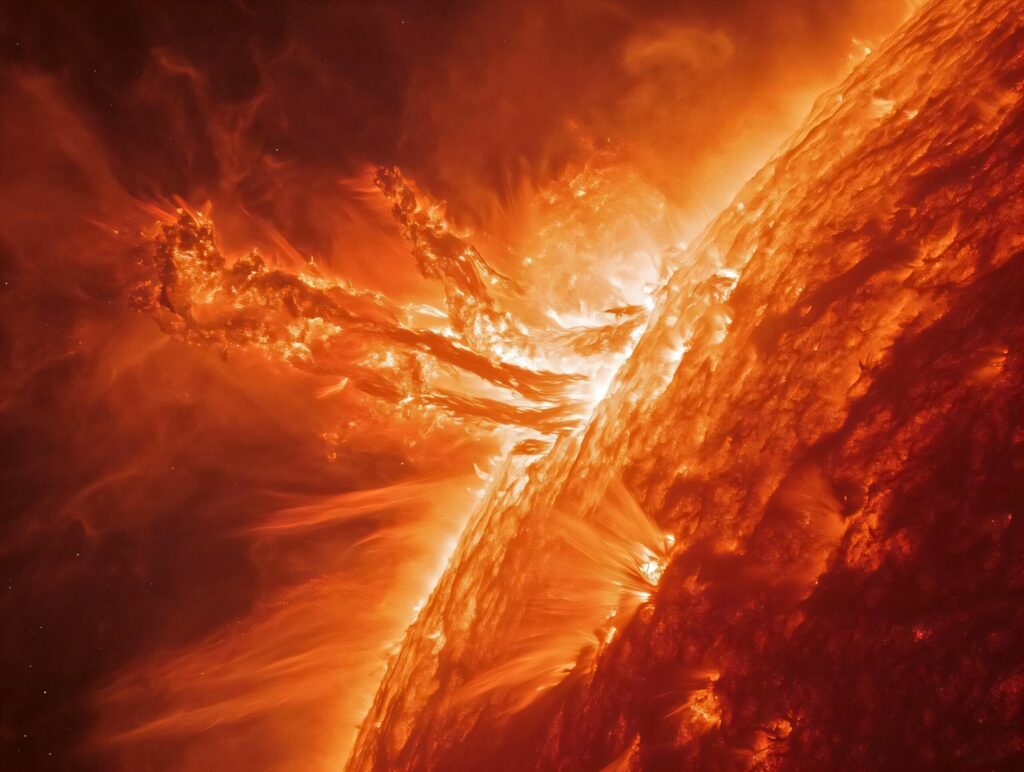 MEGAFURTUNILE SOLARE din alte sisteme stelare pot lovi Pământul. Cât de mare este riscul ca omenirea să rămână fără electricitate și internet
