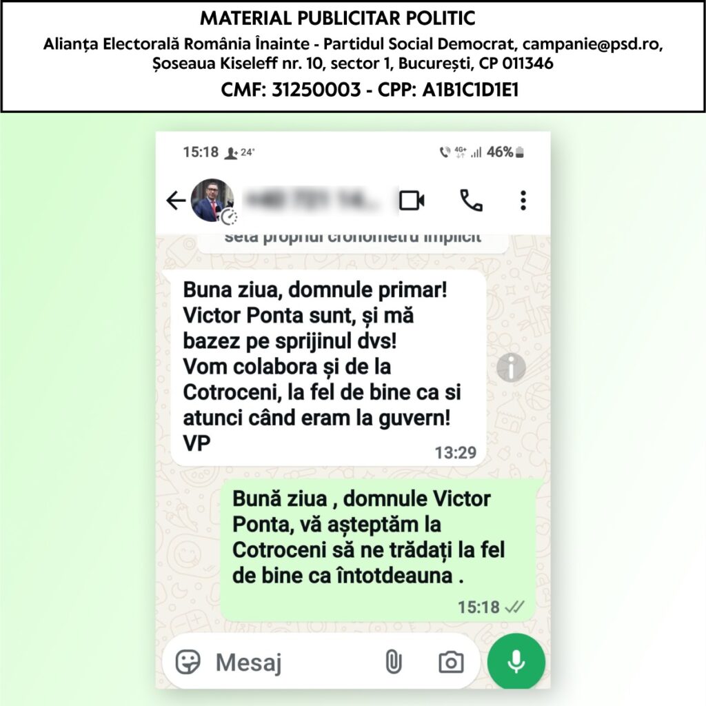 Ponta a furat bazele de date cu numerele primarilor PSD și trimite mesaje mincinoase, spune PSD