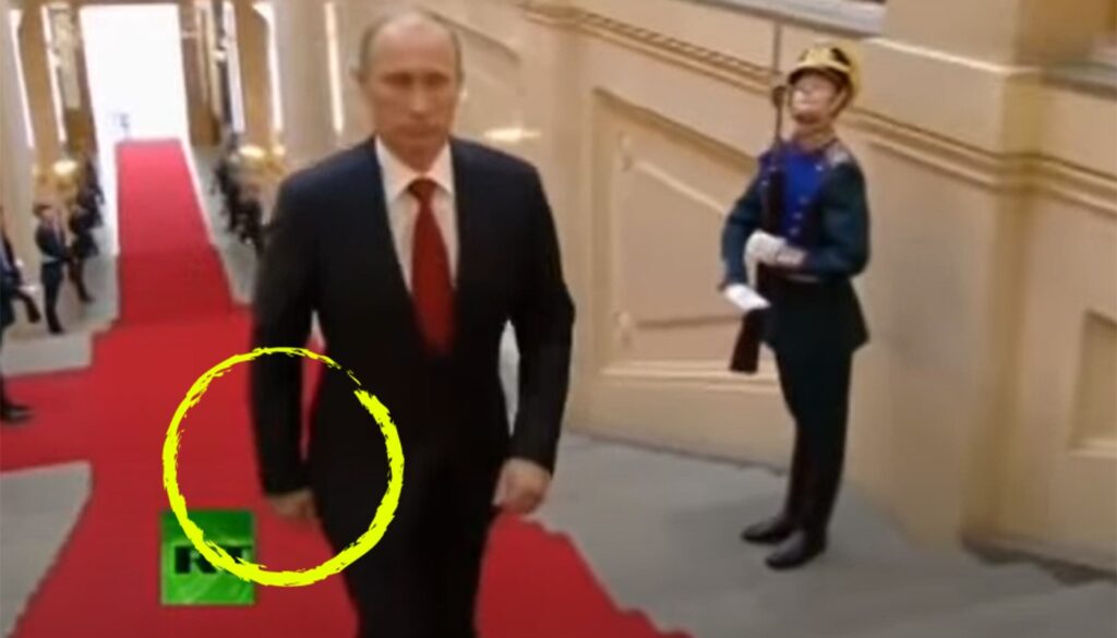 Motivul ireal pentru care Vladimir Putin merge mereu cu mâna dreapta lipită de corp