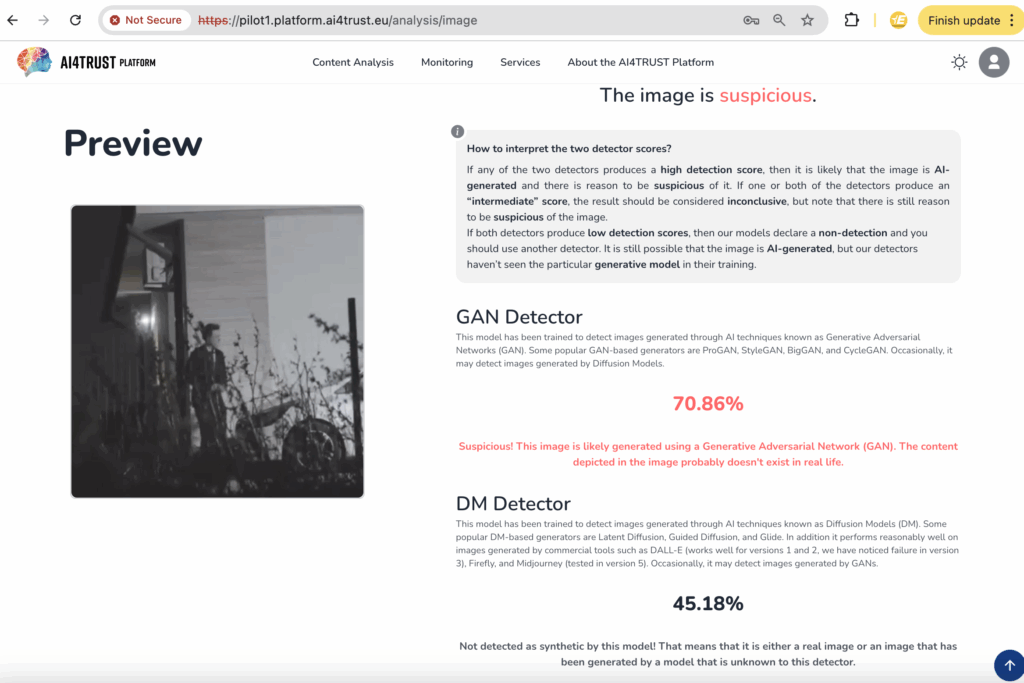 Fact-checking cu AI. Suspiciune 70-80% că fotografiile publicate de Elena Lasconi au fost manipulate