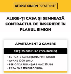 Procese colective împotriva lui George Simion, pentru promisiunea caselor de 35.000 euro – avocat