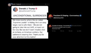 Trump cere Iranului capitulare necondiționată. Xi Jinping: „Dezescaladați”