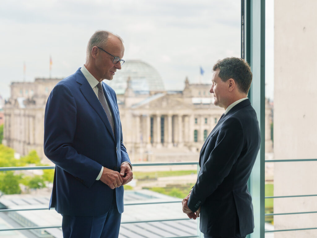 Nicușor Dan și Friedrich Merz au discutat despre războiul hibrid al Rusiei în interiorul Europei