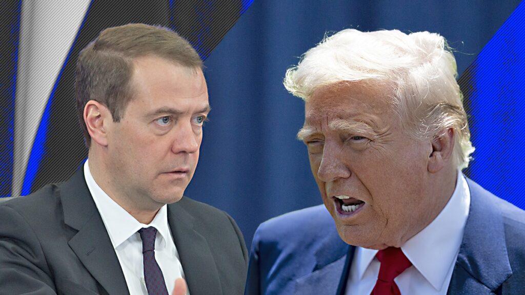 Donald Trump îl AMENINȚĂ pe Dmitri Medvedev. „Să aibă grijă ce vorbește. Intră într-un teritoriu periculos”. Cum răspunde fostul președinte rus