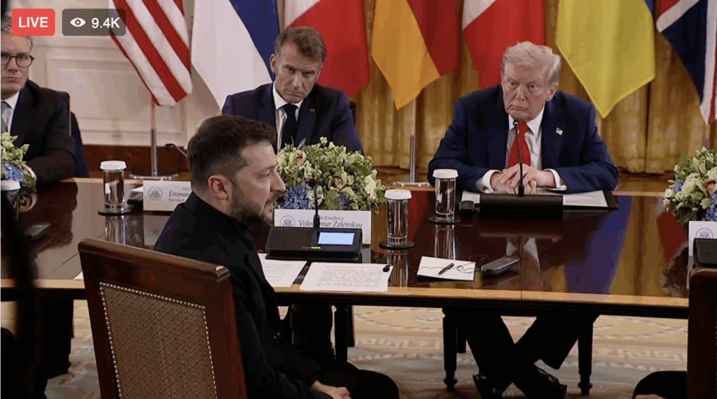 Întâlnire Trump-Zelenski la Casa Albă, în fața presei. Discuție cu liderii europeni