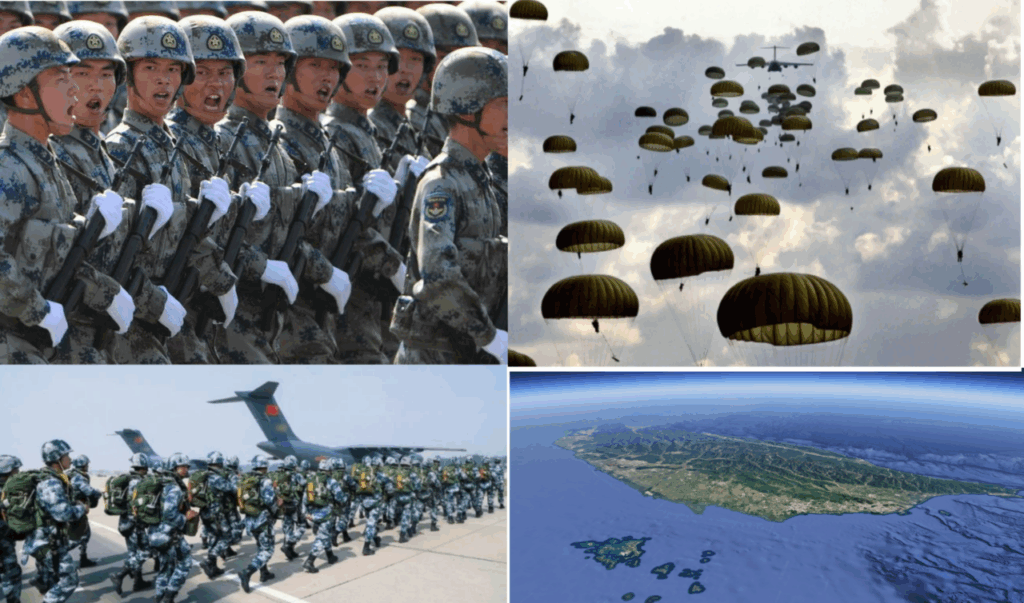 Rusia ajută China să se pregătească pentru Al Treilea Război Mondial, antrenând un batalion aeropurtat chinez pentru invazia Taiwanului