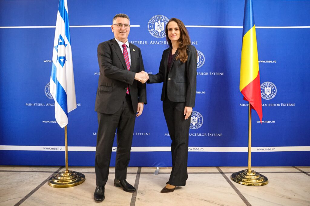 Oana Țoiu a discutat cu omologul israelian despre oportunități de cooperare în diverse domenii