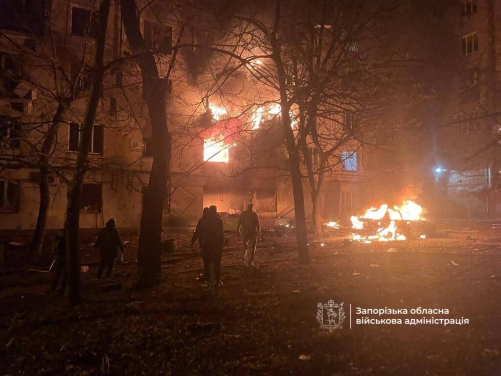 Atac al Rusiei în Zaporojie. Putin pune presiune pe Zelenski prin bombardamente