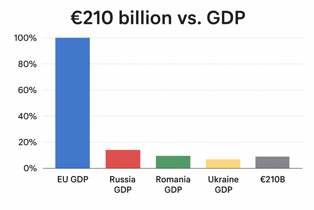 UE a înghețat pe termen nelimitat 210 miliarde de euro din activele băncii centrale a Rusiei