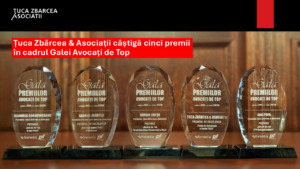 Țuca Zbârcea & Asociații câștigă cinci premii la Gala Avocați de Top